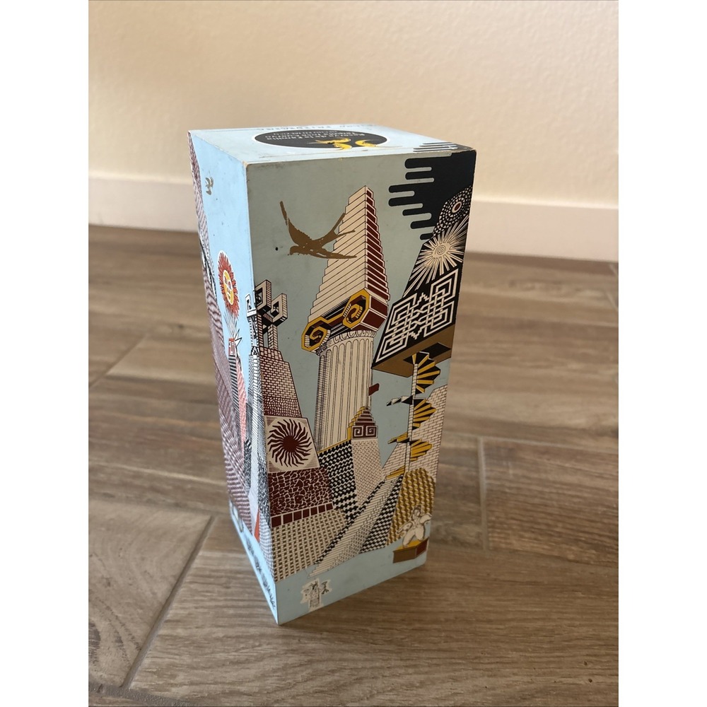 Jose Cuervo Tequila Reserva Familia wood art Box 2007 Pedro Friedeberg Case Only